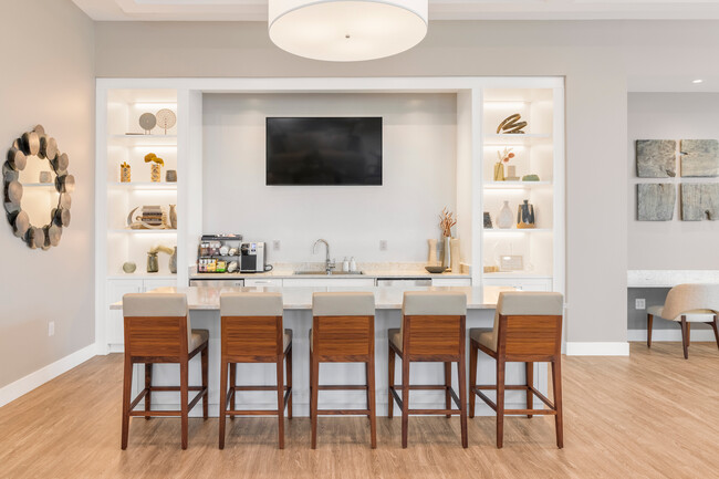 Bar Area in Clubhouse - The Glades