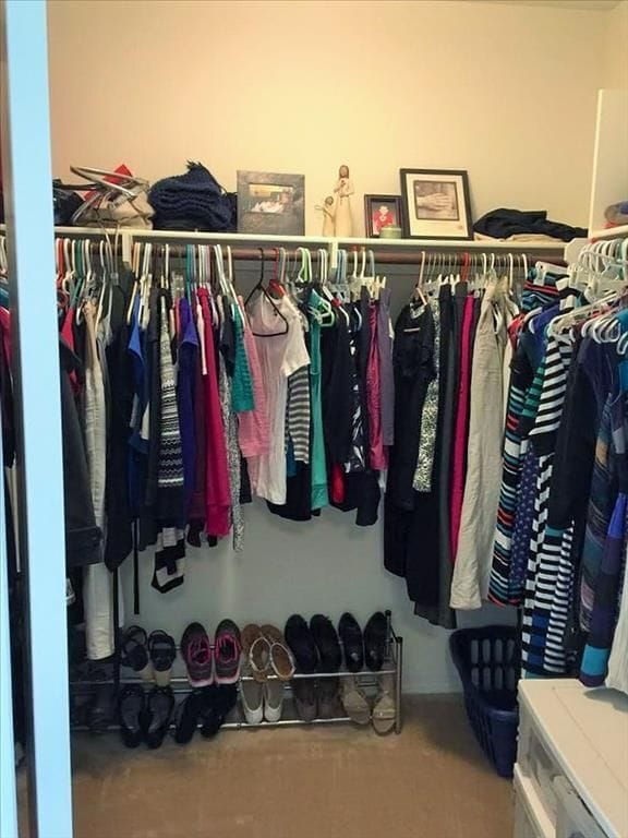 Walk-in closet - hers - 28254 N Via Sonata Dr
