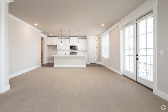 2BR, 2BA - 1,346SF Living Room - The Lofts at Town Madison