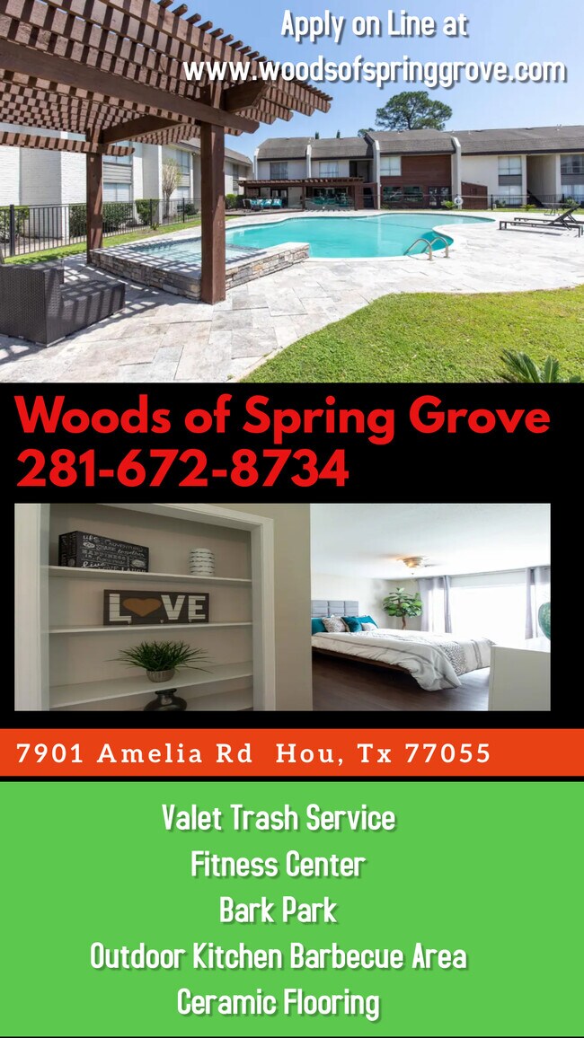 Woods of Spring Grove Apartments Apartments at 7901 Amelia Rd Houston, TX
