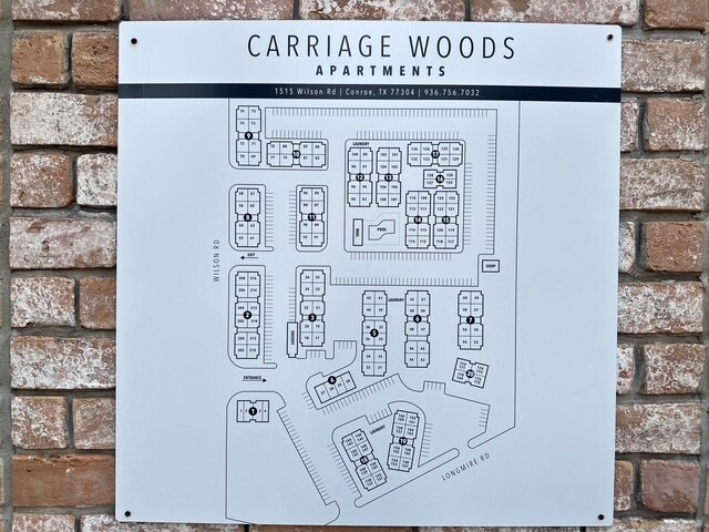 Mapa del sitio - Carriage Woods Apartments