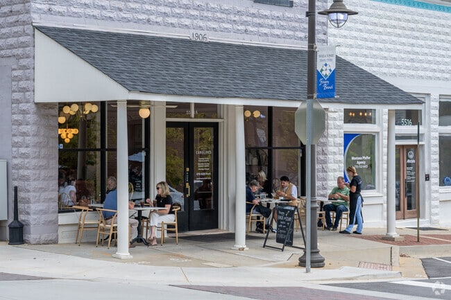 Caroline's on Main is a popular restaurant in the historic district.