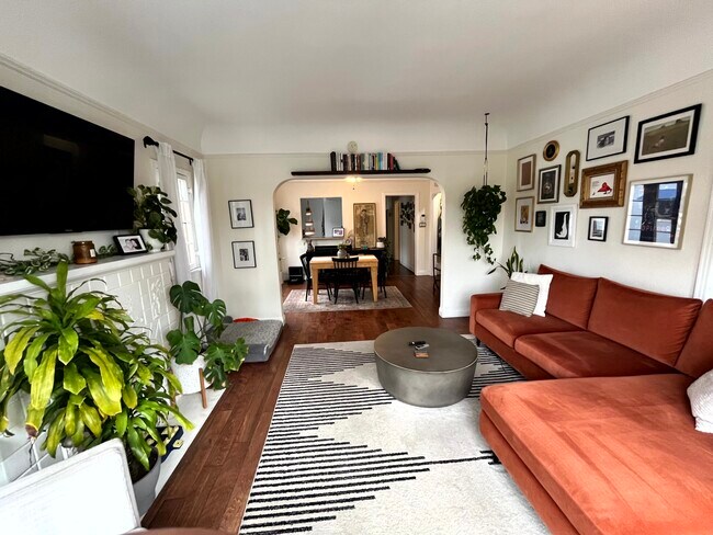 LIVING AND DINING ROOM - 412 N Orange Grove Ave