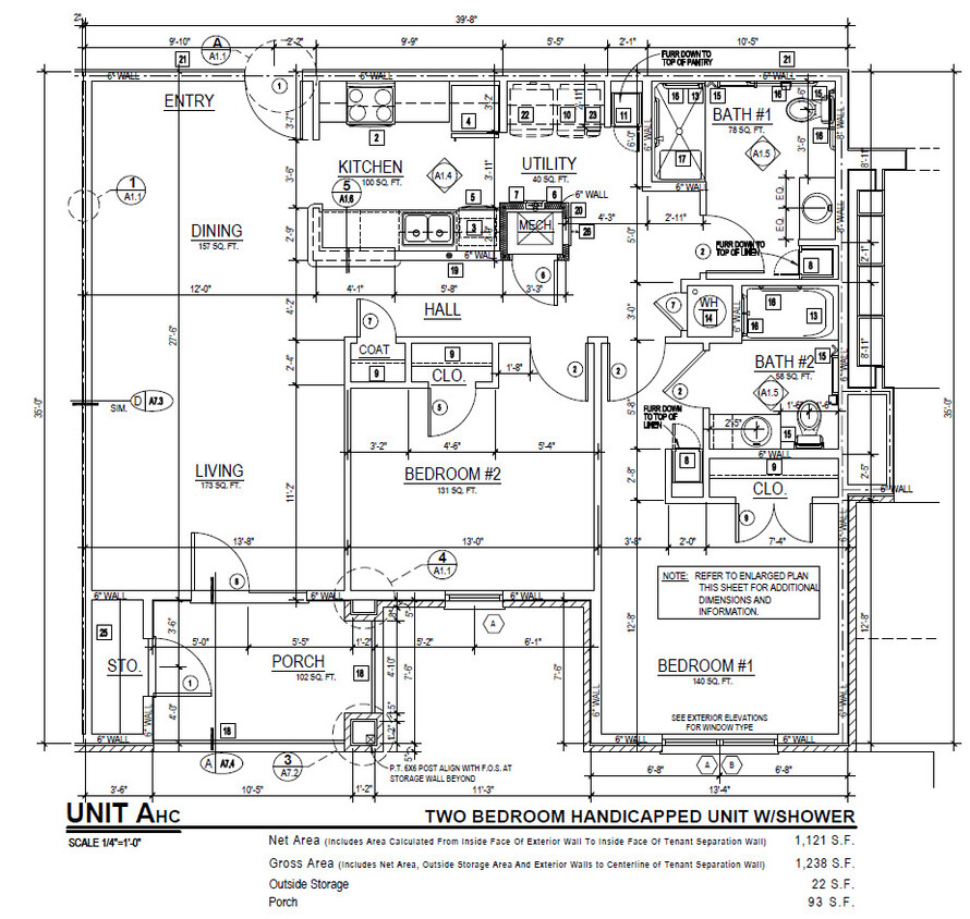 Plano de planta - Live Oak Trace