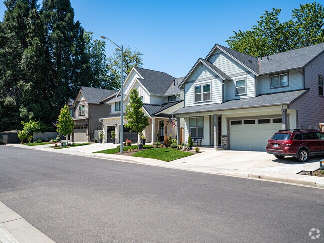 Spacious residential two-story homes are prevalent in Keizer, OR.
