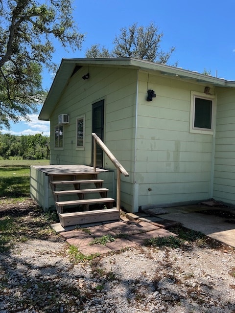 Steps leading to front door - 9900 E State Highway 71