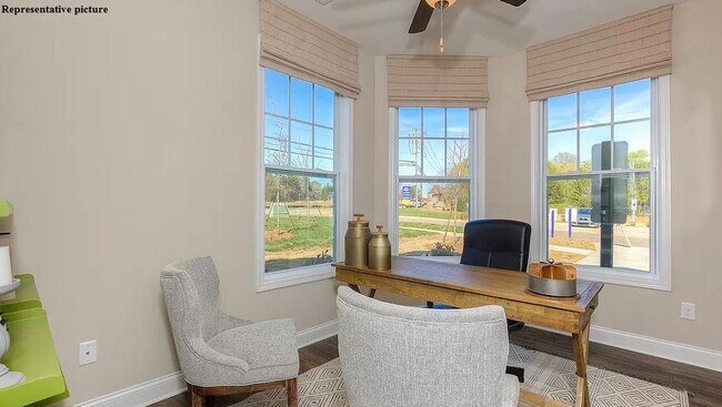 Office room-downstairs - 8712 Harris Lake Ln