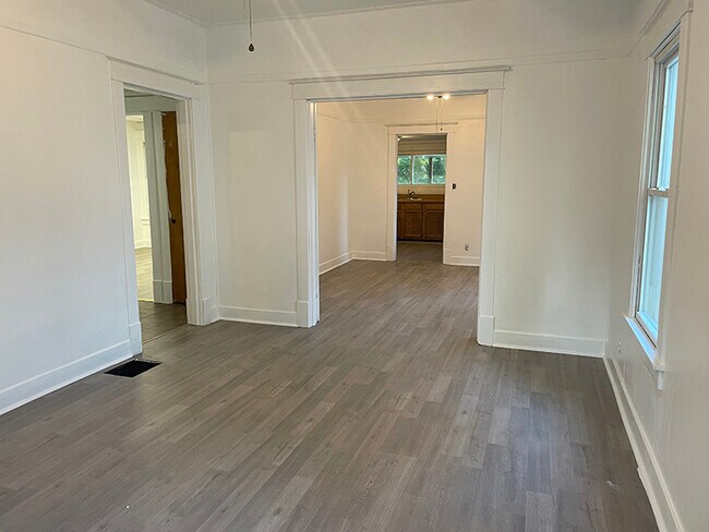 View from front door looking at LR, DR and kitchen - 1107 Central Ave