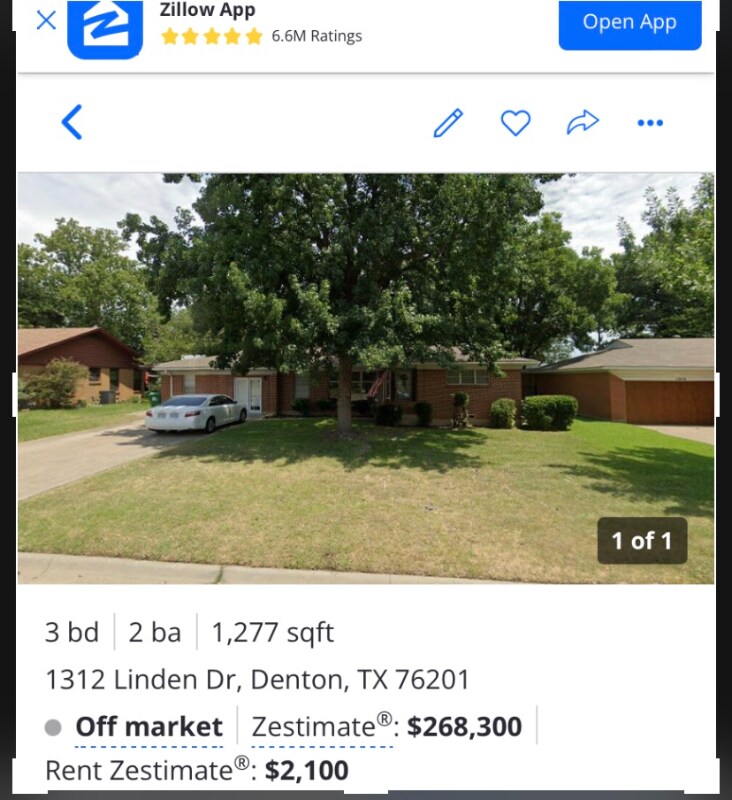 1312 Linden Dr, Denton, TX 76201 Apartment for Rent in Denton, TX