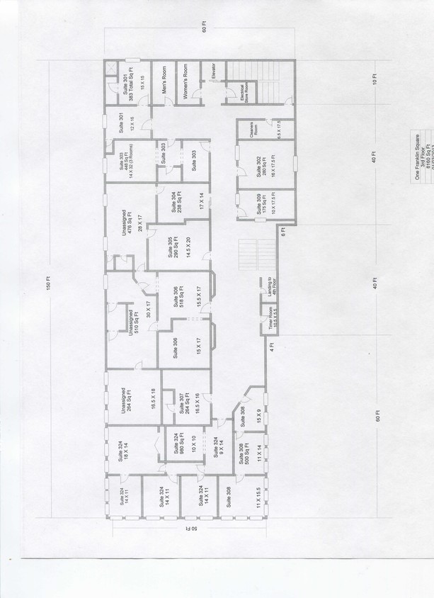 Plano de planta - One Franklin Square