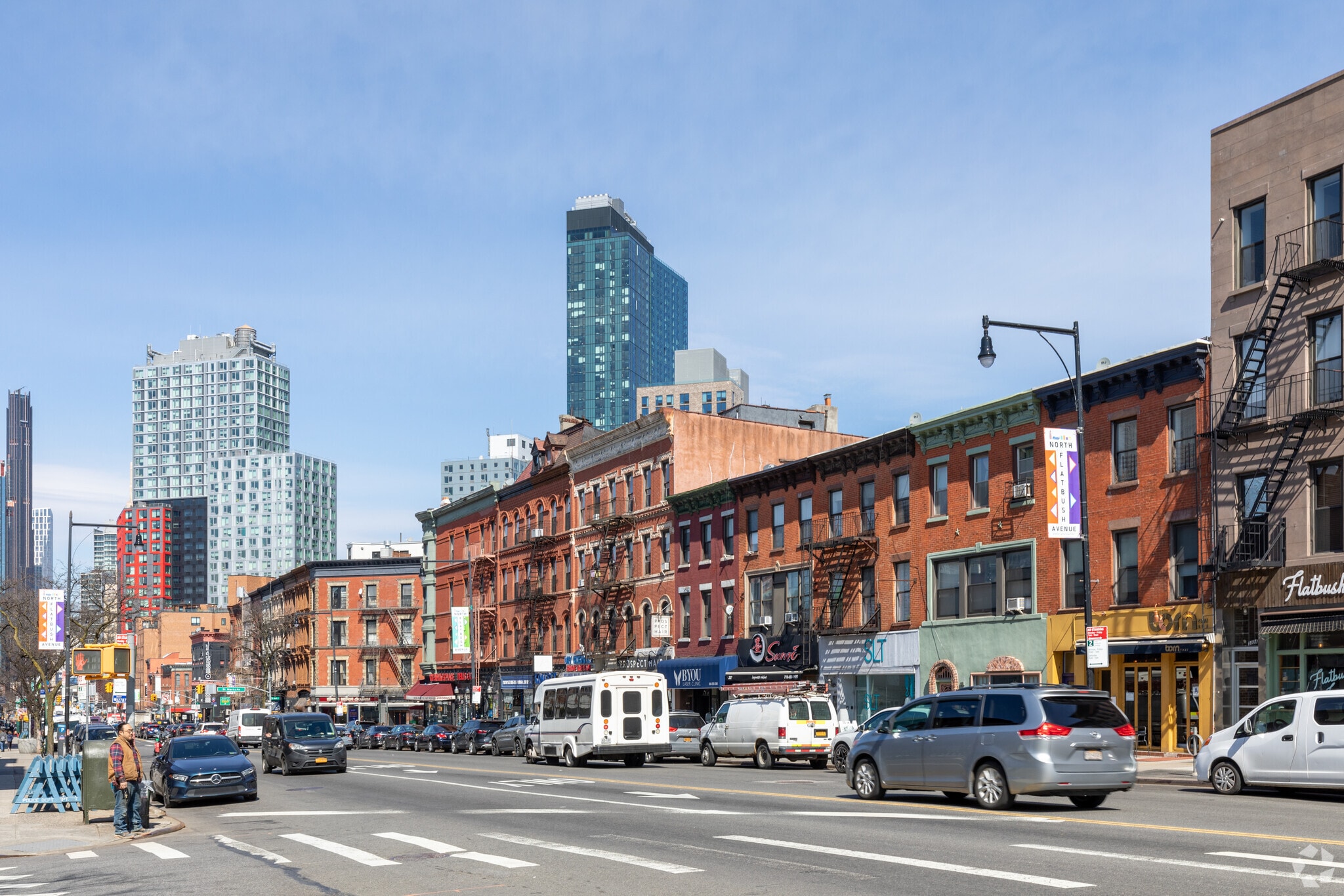 Hudson Yards sits along Manhattan's western side.