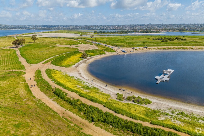 Fiesta Island in Mission Bay