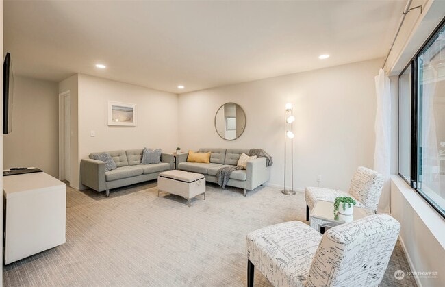 Living room area (furniture not included) - 19414 Aurora Ave N