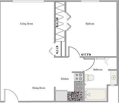 Floorplan - The Commons at Audubon