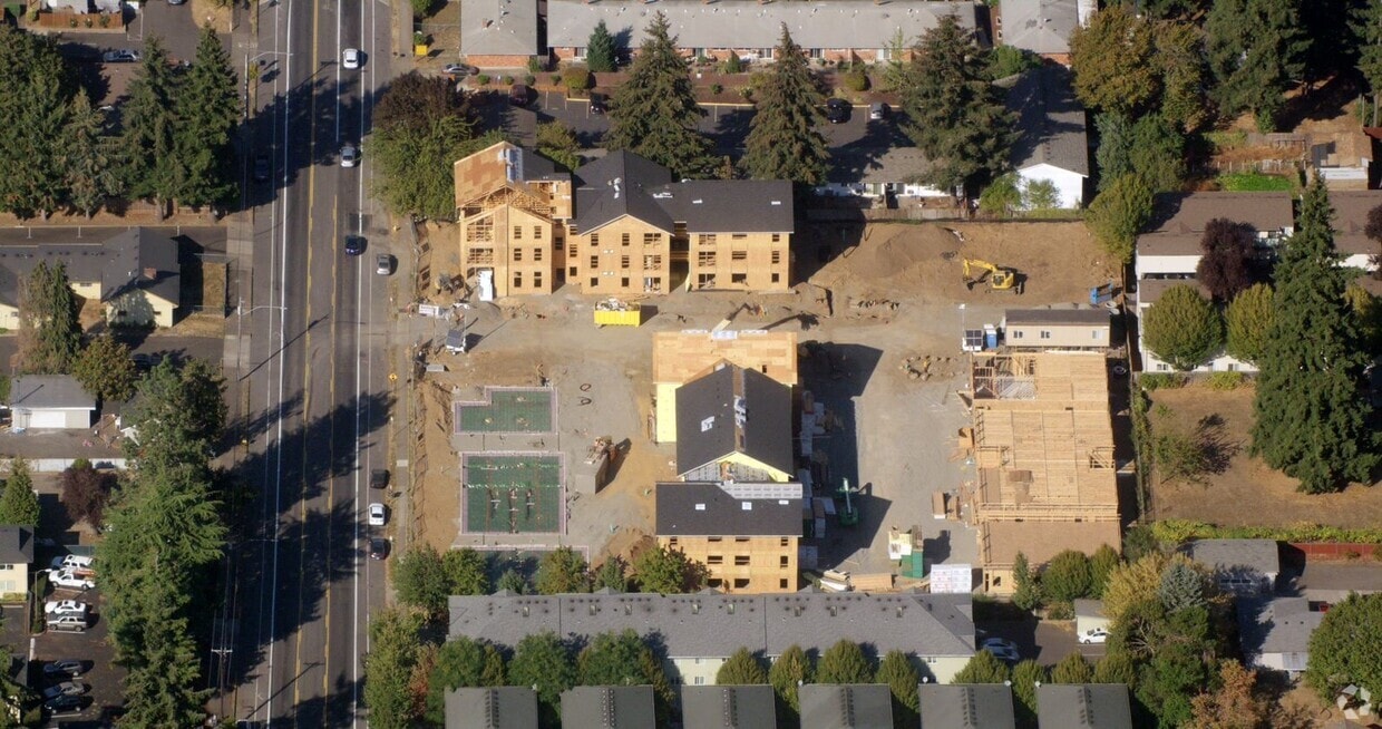 Aerial Photo - The Lawrence Apartments