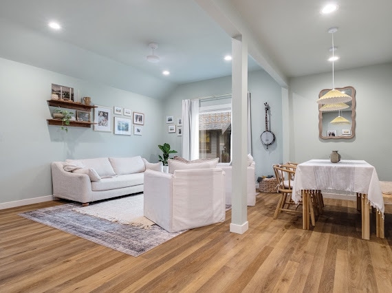 Living room/dining room - 614 E Grover St