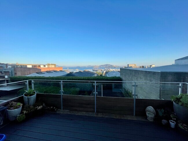 La vista desde la terraza contigua a la sala de estar. - 836 N Point St