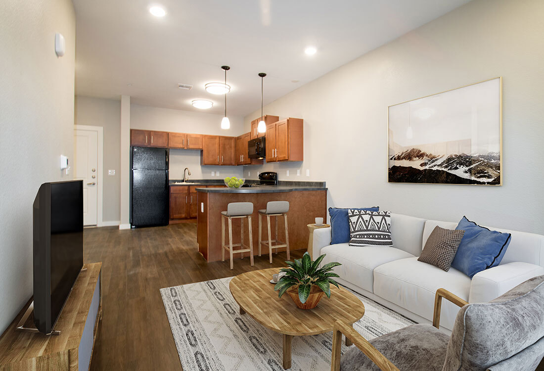 Living Room - Residence at Arbor Grove