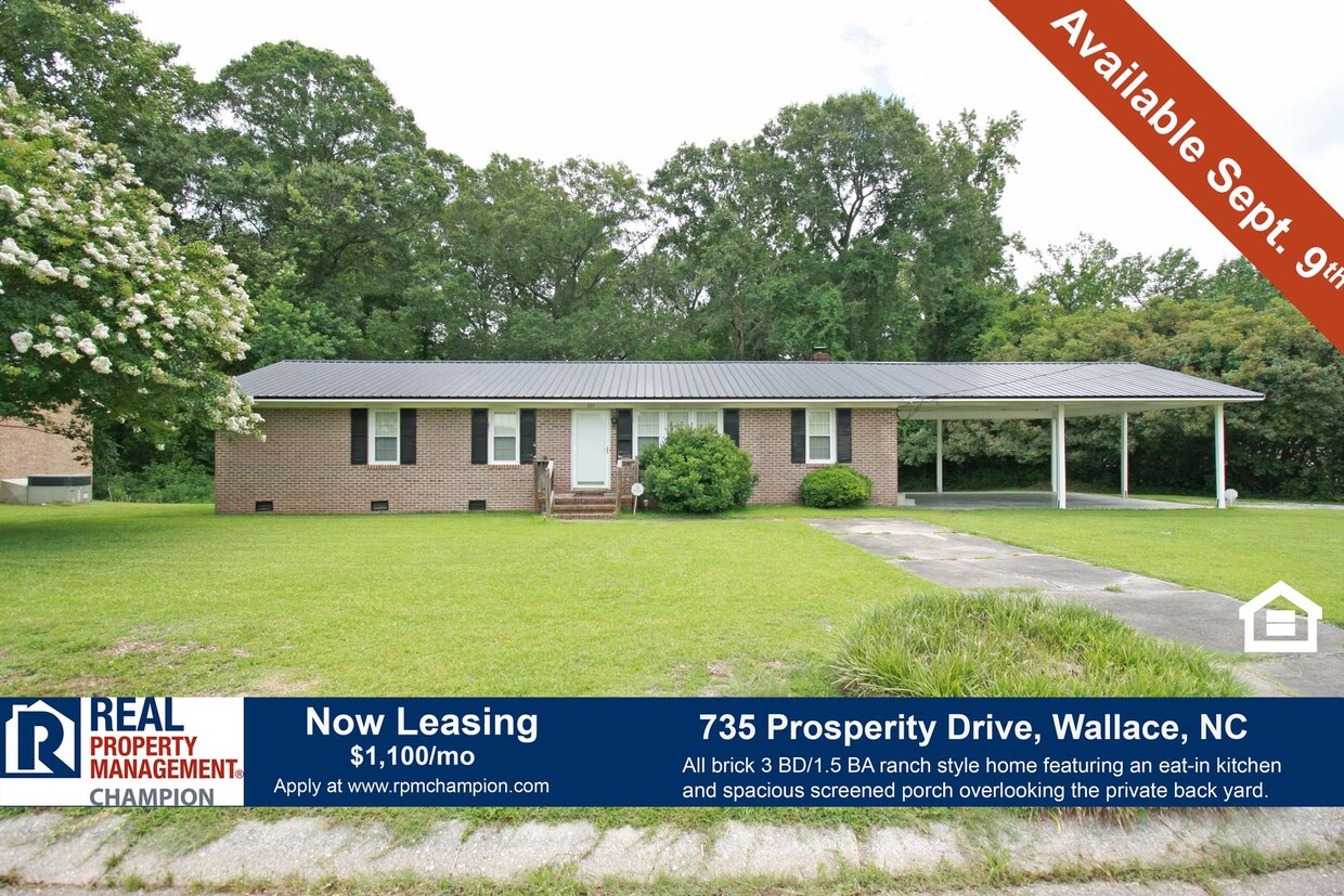 Foto principal - All Brick Ranch with Screened Porch