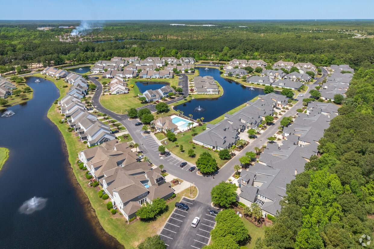 Aerial view. - Barefoot Resort & Golf