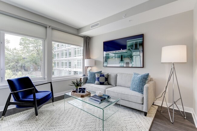One-bedroom living room - Valo Apartments