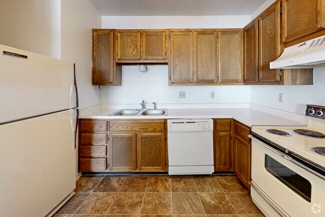 1BR, 1BA - 670SF - Kitchen - Casper Village