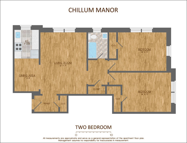 Floorplan - Chillum Manor Apartments