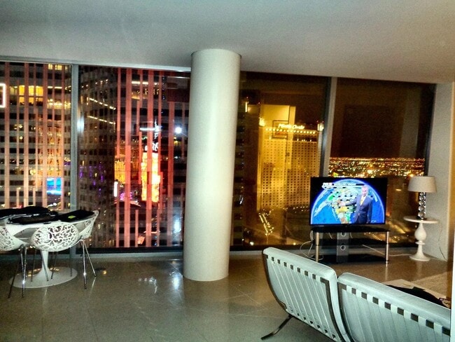 View from living room at night - 3722 Las Vegas Blvd S