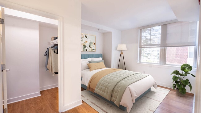 Bedroom with Hard Surface Flooring - 1210 Mass