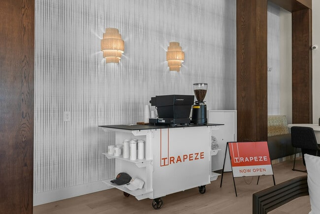 Experience cozy elegance at the Trapeze coffee corner, now open for your relaxation. - Livano Nature Coast