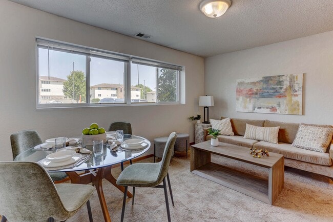 3 bedroom 1 bath kitchen example - College Station Apartments