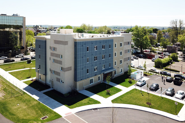 Aerial Photo - Montgomery Park Senior Apartments