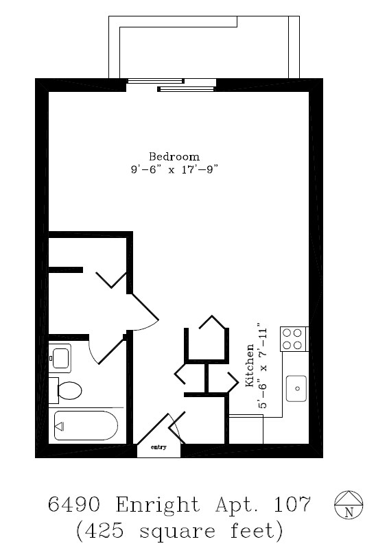 Studio - University Terraces