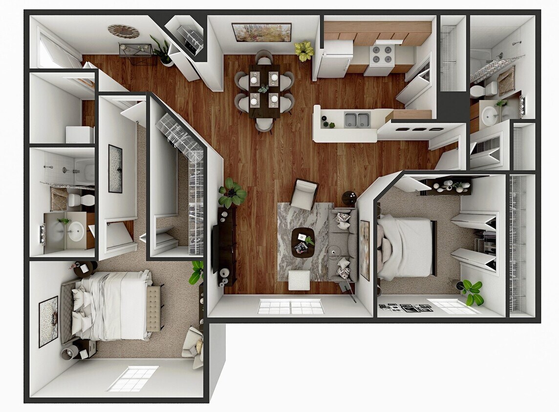 Plano de planta - Whispering Oaks