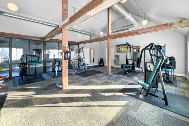 Sala de fitness - Union Flats & Townhomes