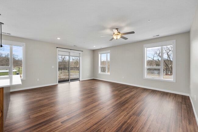 2 Bedroom 2B-6  Living Room - Cannery Square