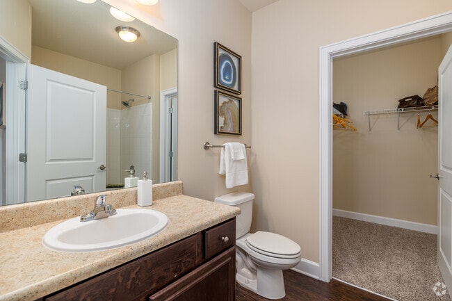 2BR, 2BA - 1,255SF - Primary Bathroom - Avonlea Square