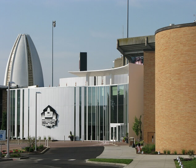 The Pro Football Hall of Fame is a Canton landmark