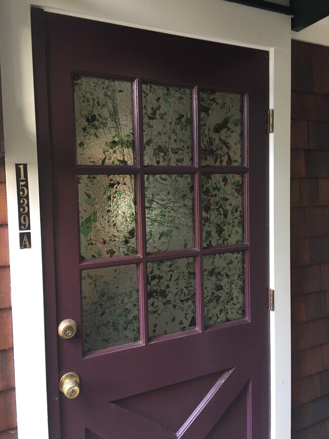 Front door to apartment from the outside - 1539 Fairview St