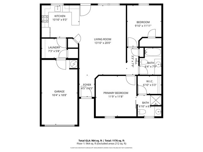 Plano de planta - 1424 Shoshoni Trl