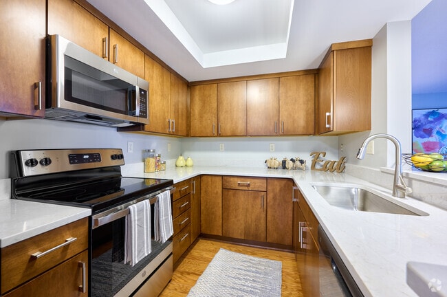 1 BR, 1 BA - 871 SF KITCHEN - Symphony Place