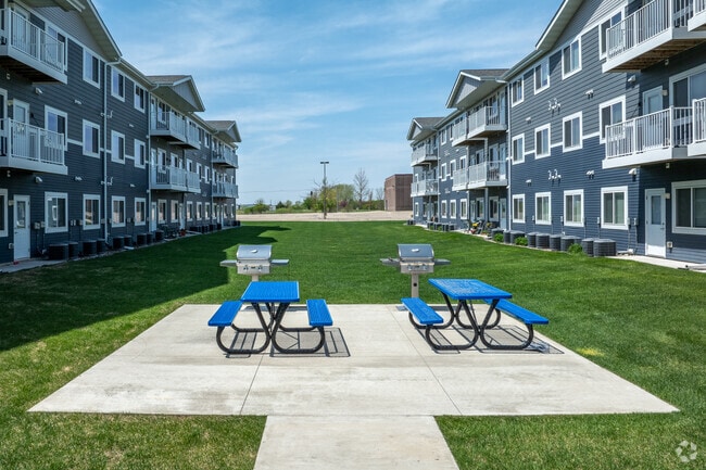 Courtyard Grilling Area - Park Plaza Apartments
