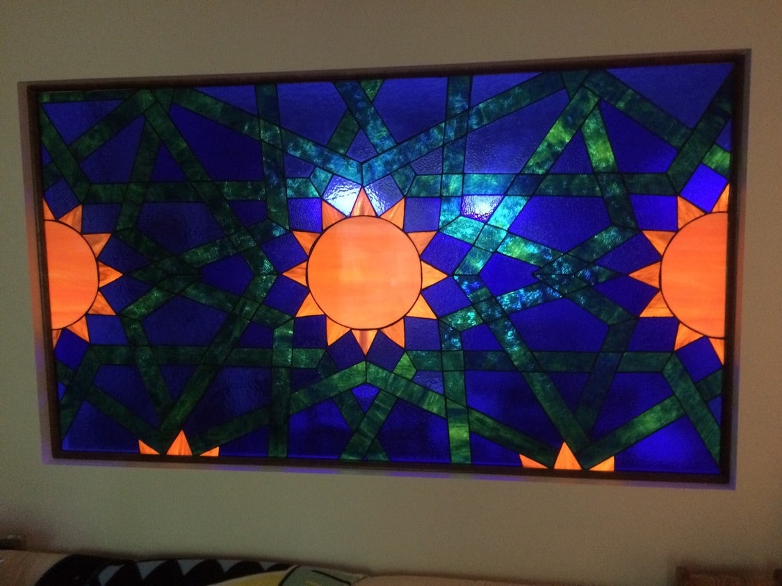 Stainglass - Separator Dining Room & Office - 1008 Gables Dr