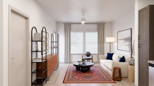 Interior de la sala de estar de Mesquite Trails en Brooks - Mesquite Trails at Brooks