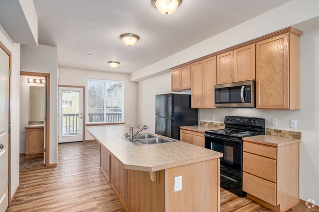 2BR, 2.5BA - 1,072SF - Kitchen - The Meadows at June Road