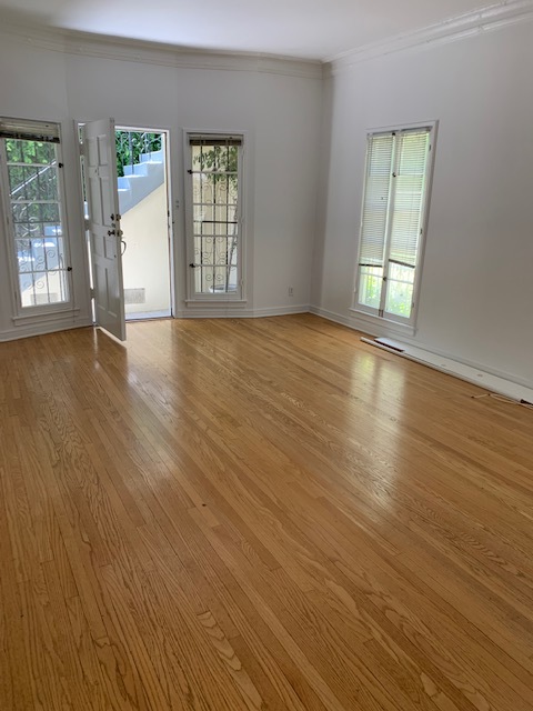 LIVING ROOM/FLOORS/LIGHT - 336 N Palm Dr