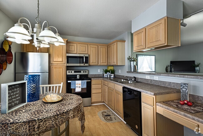 2BR, 2.5BA - 1,530SF - Kitchen - HarborTown Villas