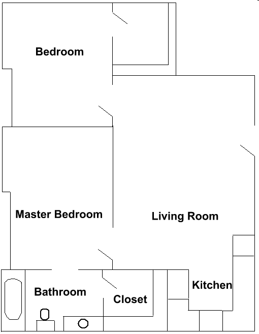 2BR/1BA - Macarthur Park Apartments