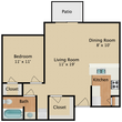 1 Bedroom A2