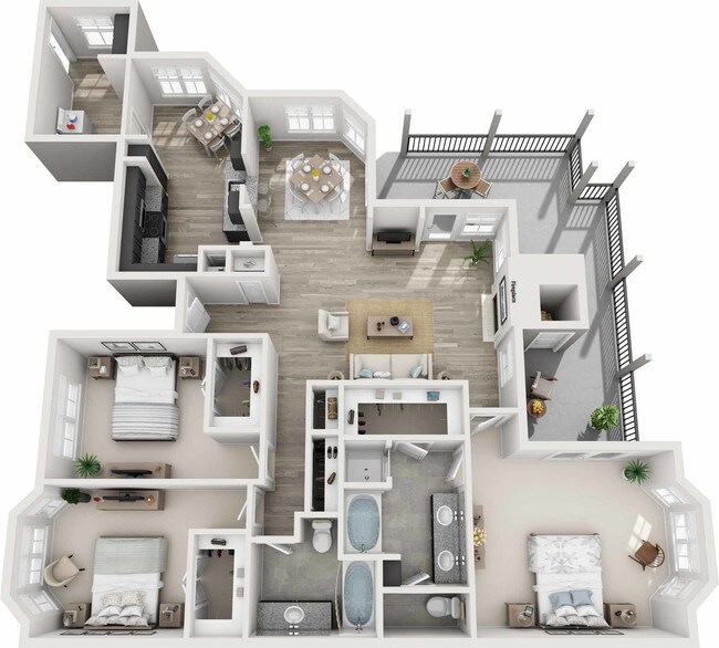 Barton Creek Villas Apartments Austin, TX